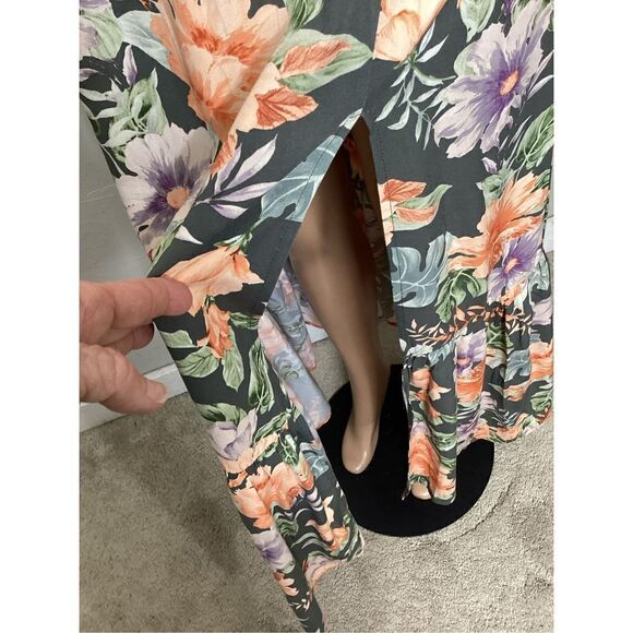 New. L*SPACE floral one shoulder maxi dress. Size 6. Retail $150 - Picture 12 of 15